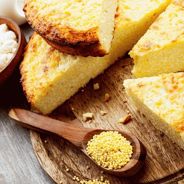 Hirseauflauf mit Äpfeln: glutenfrei, lektinfrei, histaminarm