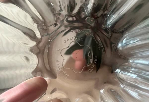 Glasform-Fund auf vinted.